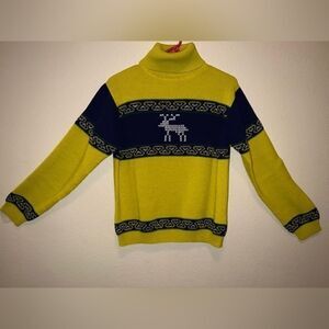 Vintage Marshall field and company turtle‎ neck holiday sweater